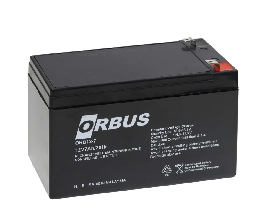 ORBUS / 12V 7 Ah Kuru Akü